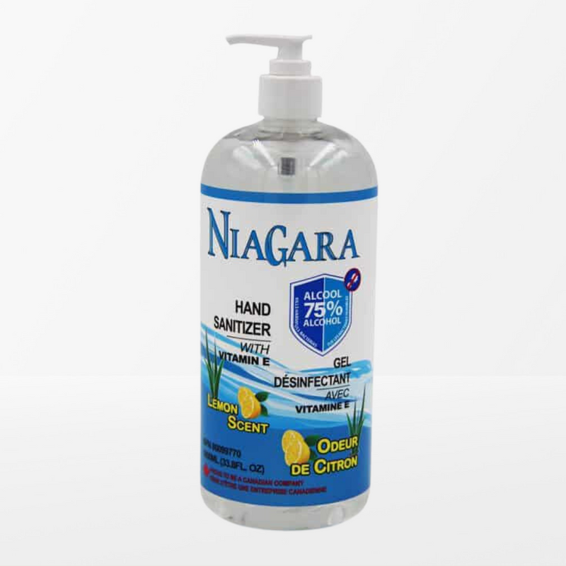 Gel Désinfectant Niagara - Fragrance citron frais - BTL/1L